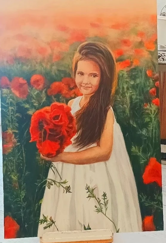 Dievča s makmi