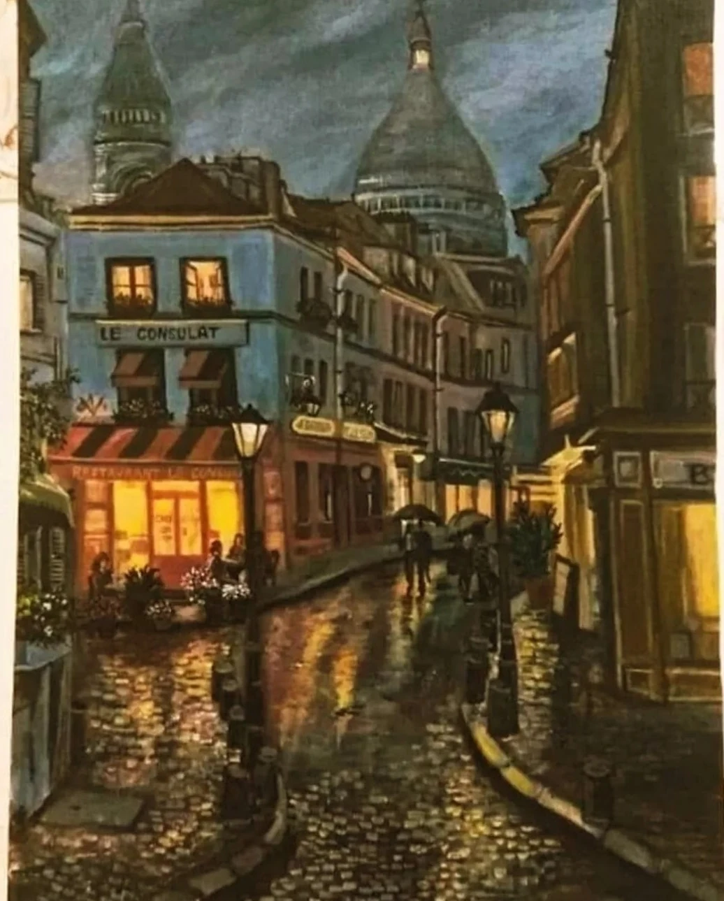 Daždivý Montmartre